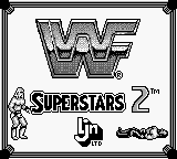 WWF Superstars 2 title screen for GameBoy